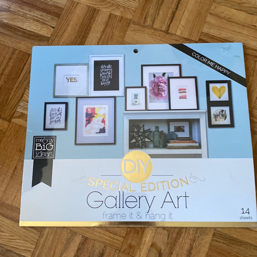 NWT DIY Gallery art frame it and hang it - 14 prints/sheets in various sizes